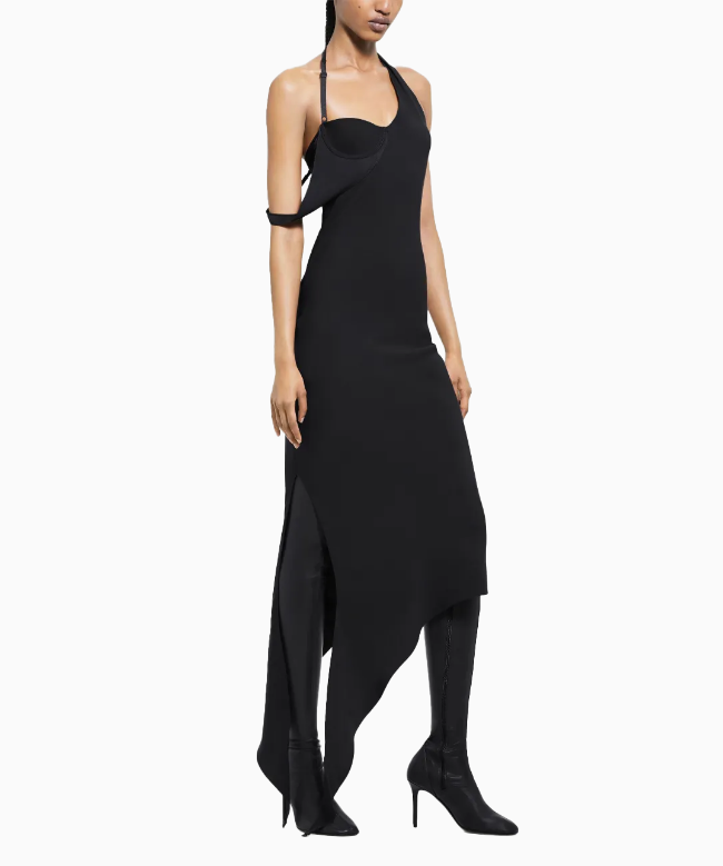 Location robe Courrèges, modèle Undressed Tech Black 3