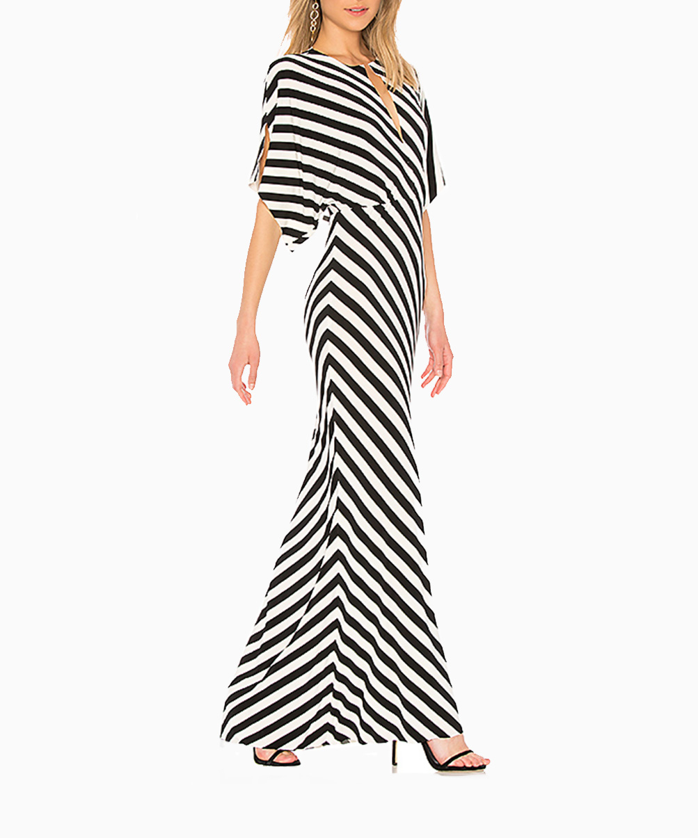 Location robe NORMA KAMALI Striped 3