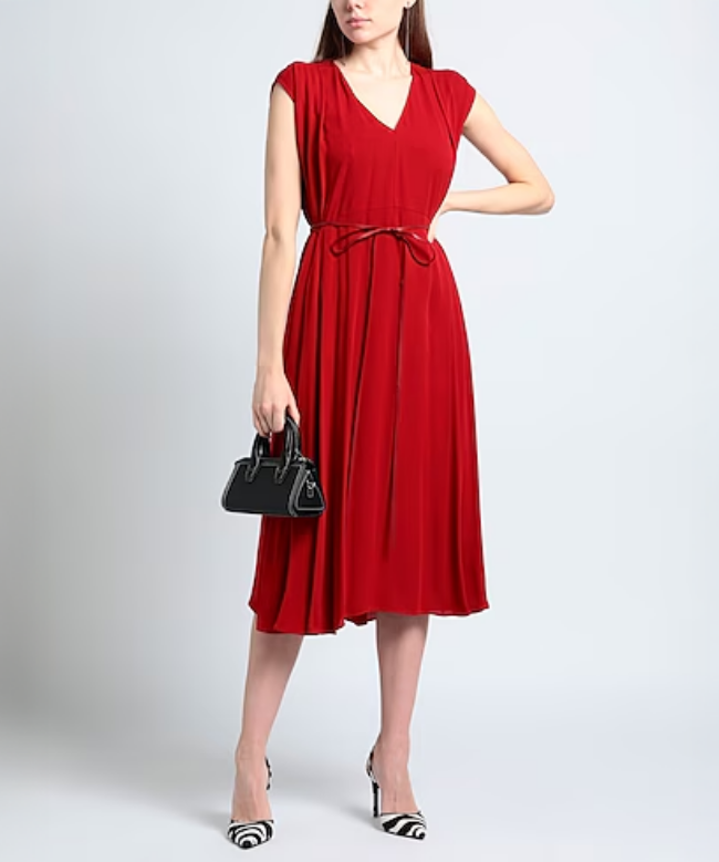Location Robe Valentino, modèle Drapé Red 3