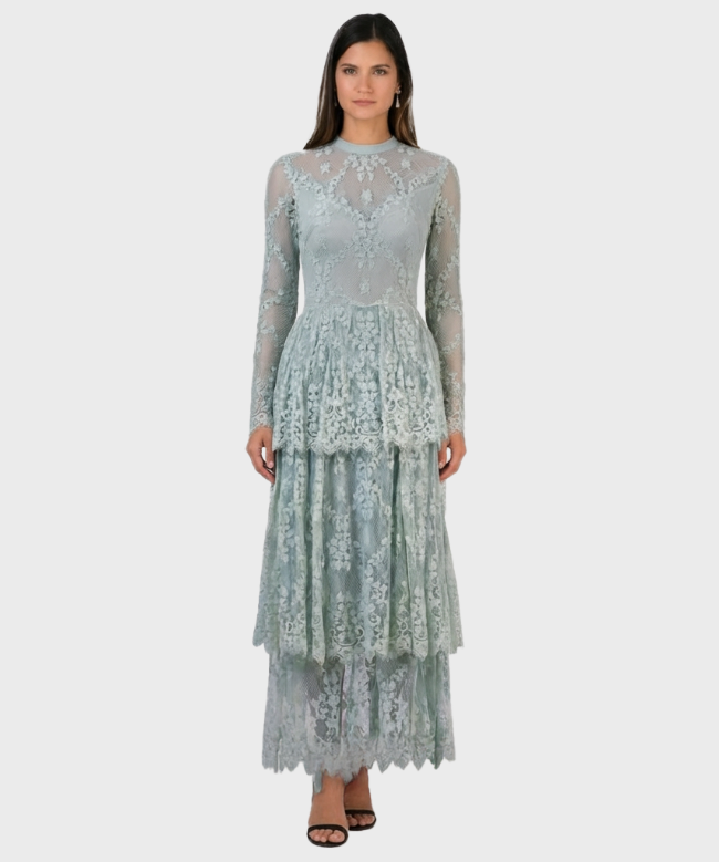 Location Robe My Couture Corner, modèle Dentelle Givrée 2
