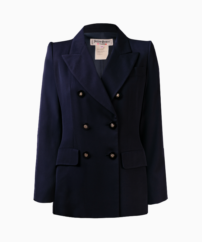 Location et Achat veste Yves Saint Laurent, modèle Marine SS1989 par Yves Saint Laurent 1