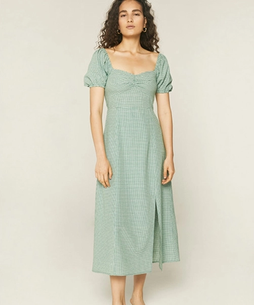 Location Robe Compania Fantastica Gingham Green 5