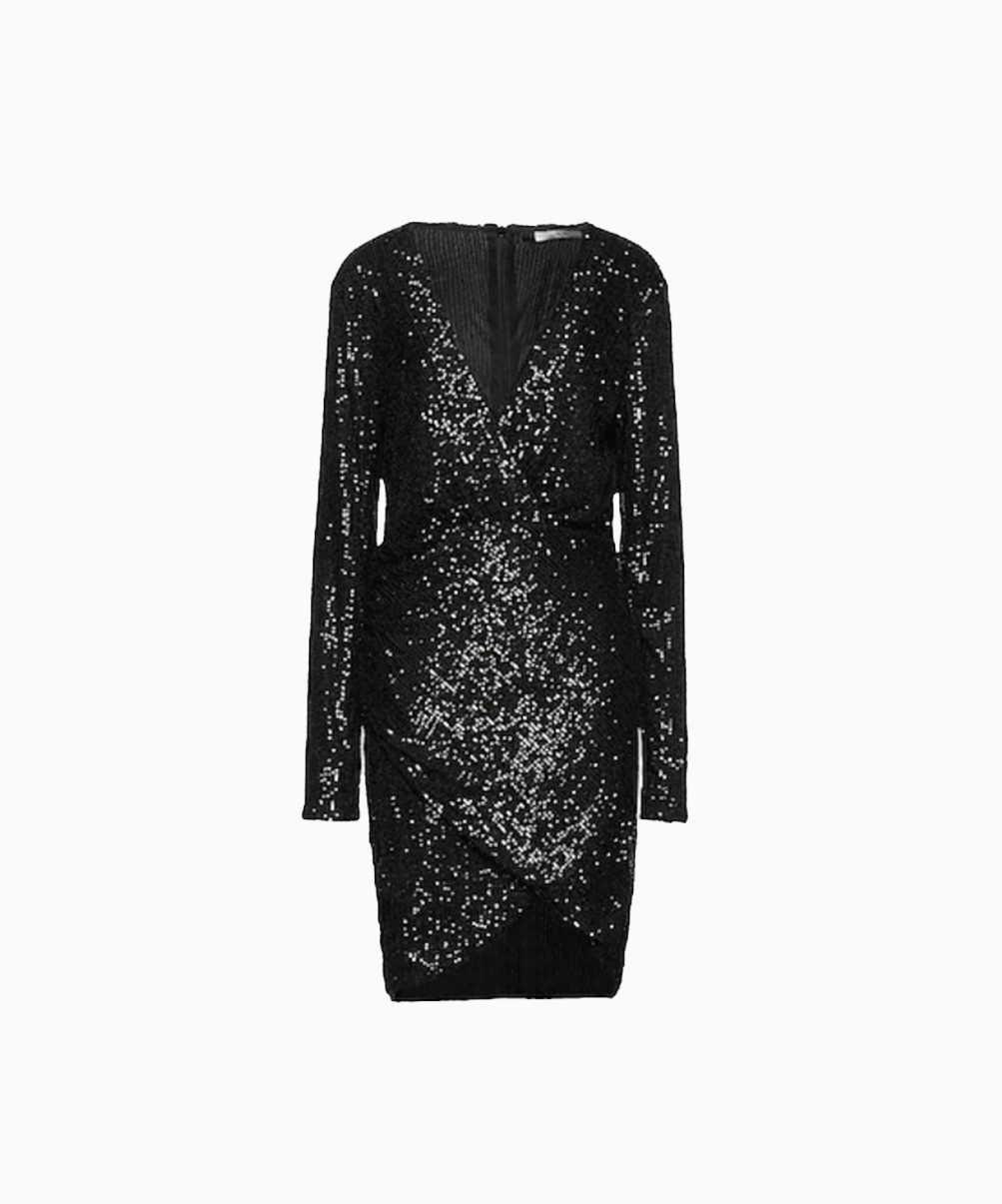 Location Paperlace London Robe Black Sequin