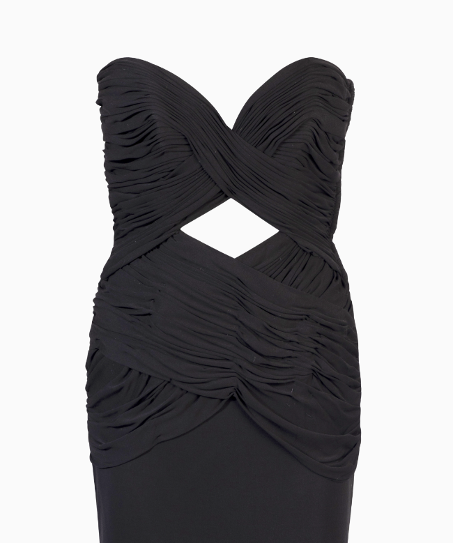Location robe Vicky Tiel Couture, modèle Minuit Sculpté 2