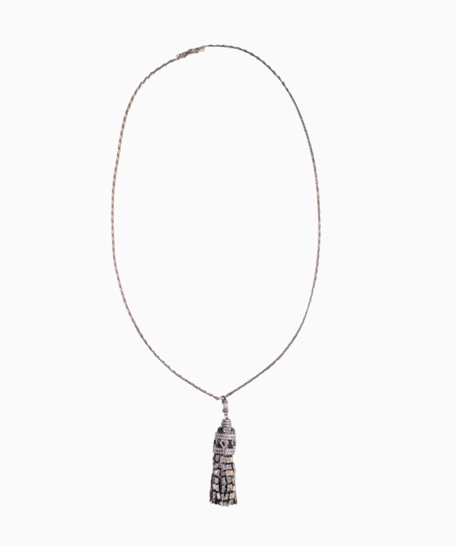 Location Collier My Couture Corner, modèle Pompom Silver