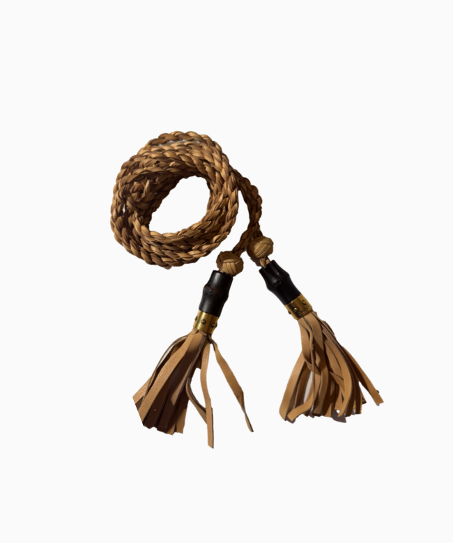 Location et Achat Ceinture Gucci, modèle Braided Brown