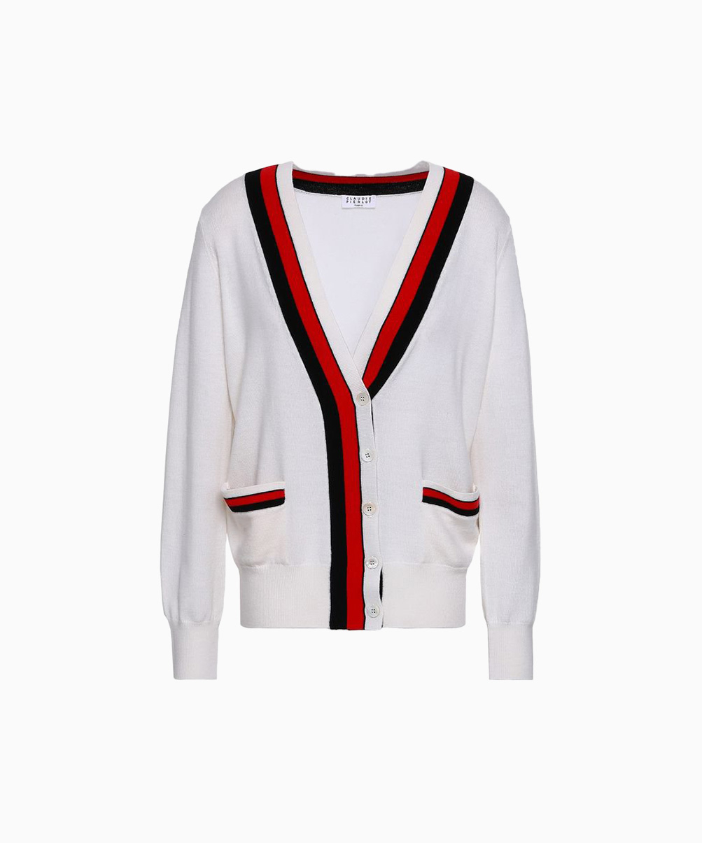 Location Cardigan Claudie Pierlot Macedo Blanc