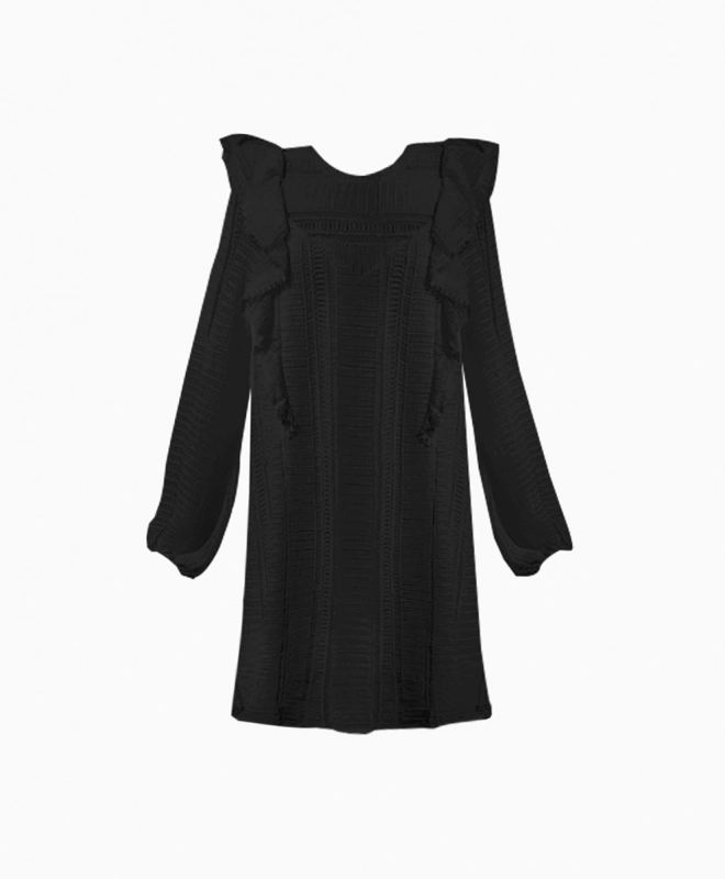 Location Robe SEZANE Diana Noir 2