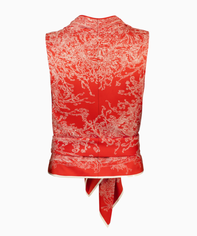 Achat Top Hermès, modèle Rouge Orientale 2