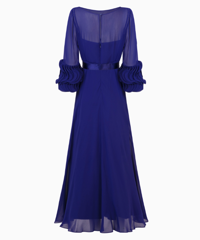Location Robe Luisa Spagnoli, modèle Bleu Royale. 2