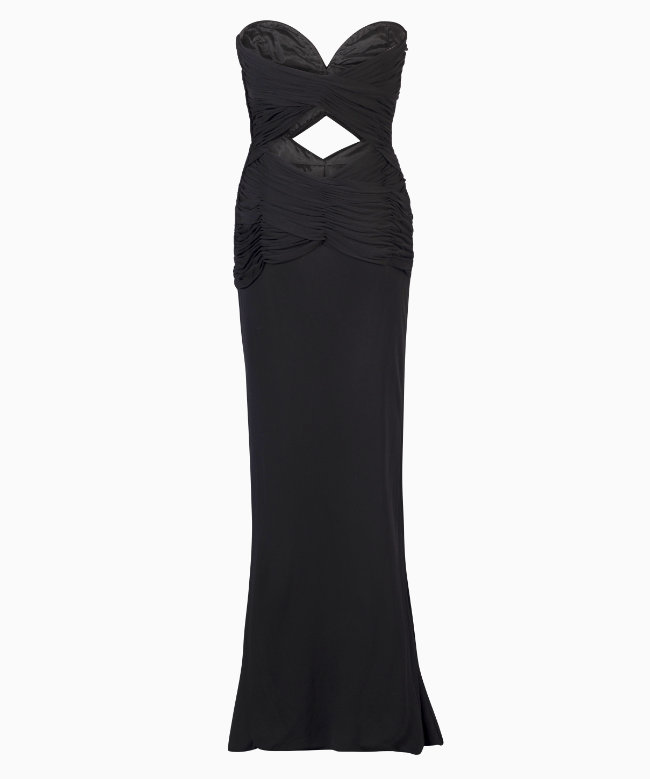 Location robe Vicky Tiel Couture, modèle Minuit Sculpté 3