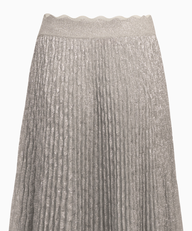 Location Jupe Missoni, modèle Plissée argentée 90's 3