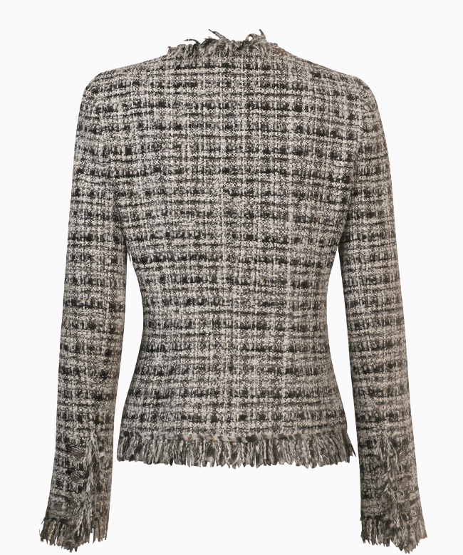 Location et Achat Veste Chanel, modèle Tweed Frangé SS2004 3
