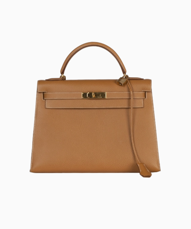 Achat Sac Hermès, modèle Kelly Ardenne Gold 1