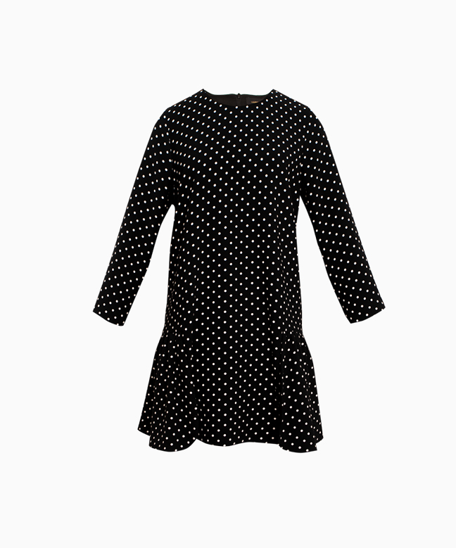 Location Robe LAURENCE BRAS Polka Dot Volants 1