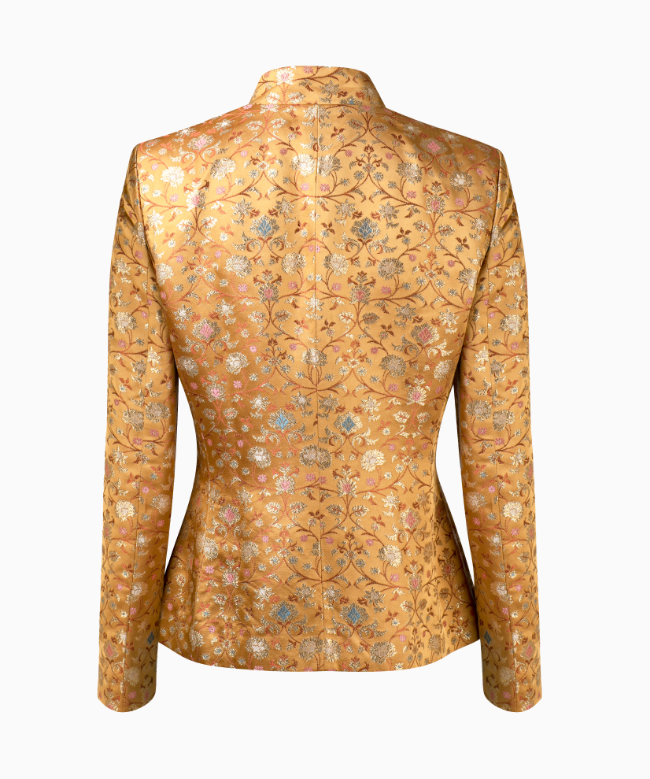 Location et Achat Veste Luisa Spagnoli, modèle Éclat Doré 2