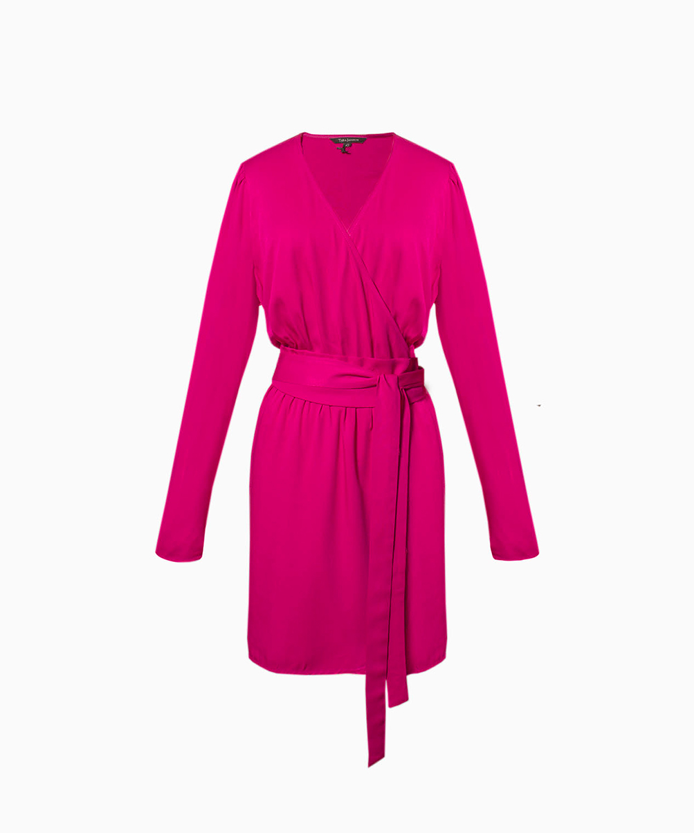 Location Robe TARA JARMON Noémie Fuchsia 1