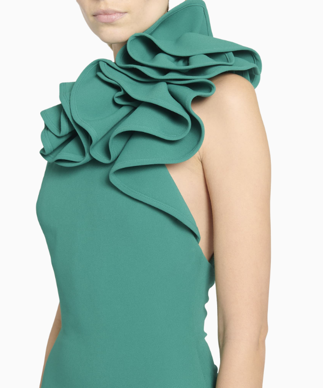 Location et Achat Robe Elie Saab, model Emeraude Florale FW2023 2