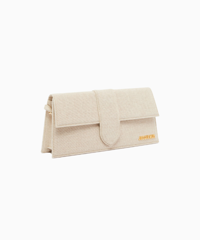 Achat Sac Jacquemus, modèle long Bambino Light Greige