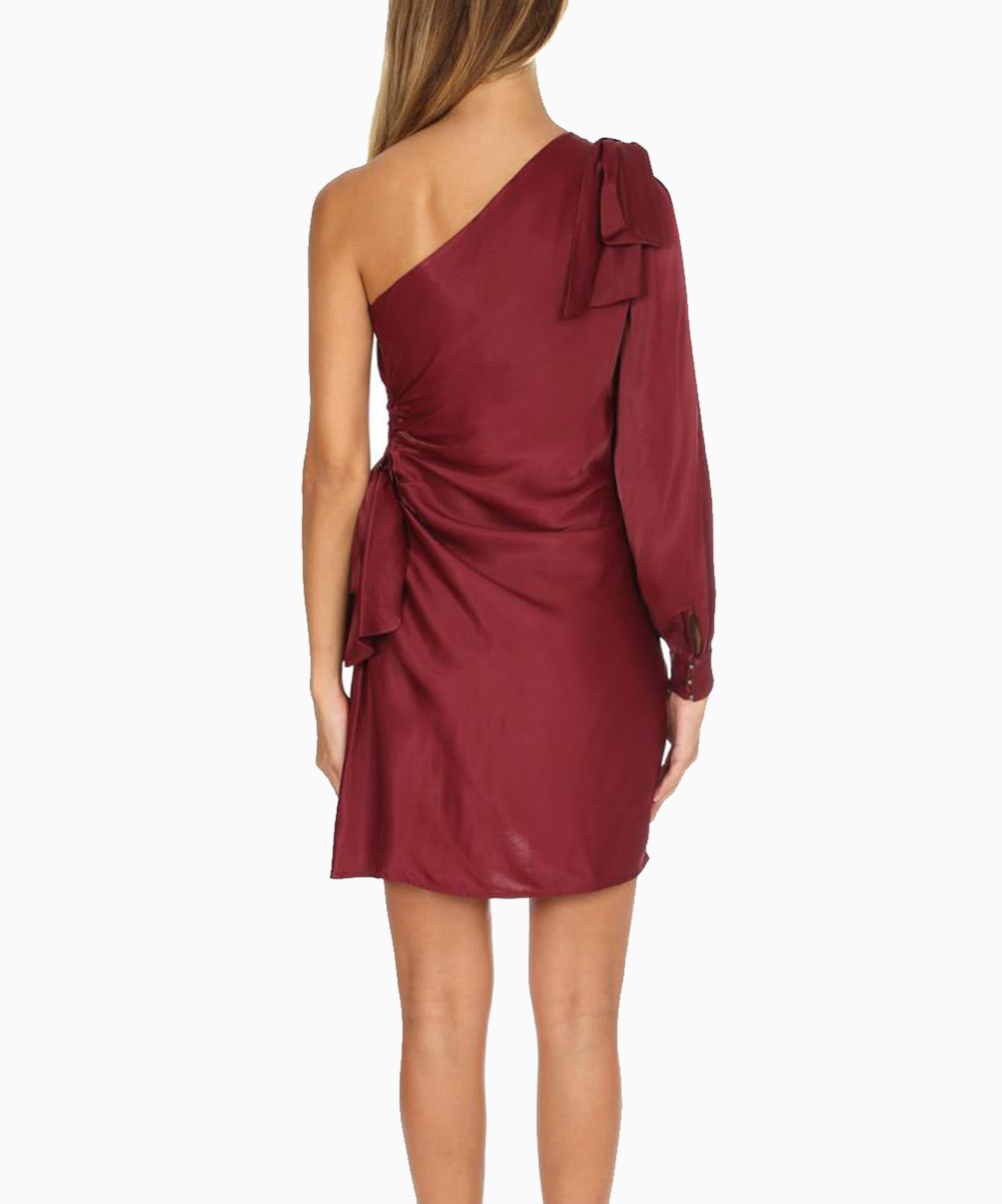 Location robe Zimmermann Maples Bow Burgundy 4