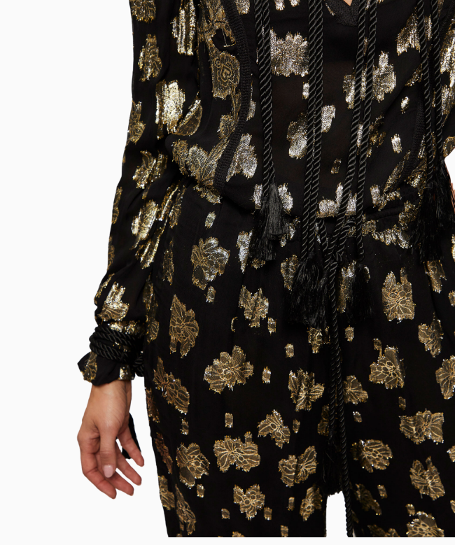 Location et Achat Ensemble Laurence Bras, modèle Floral Doré 2