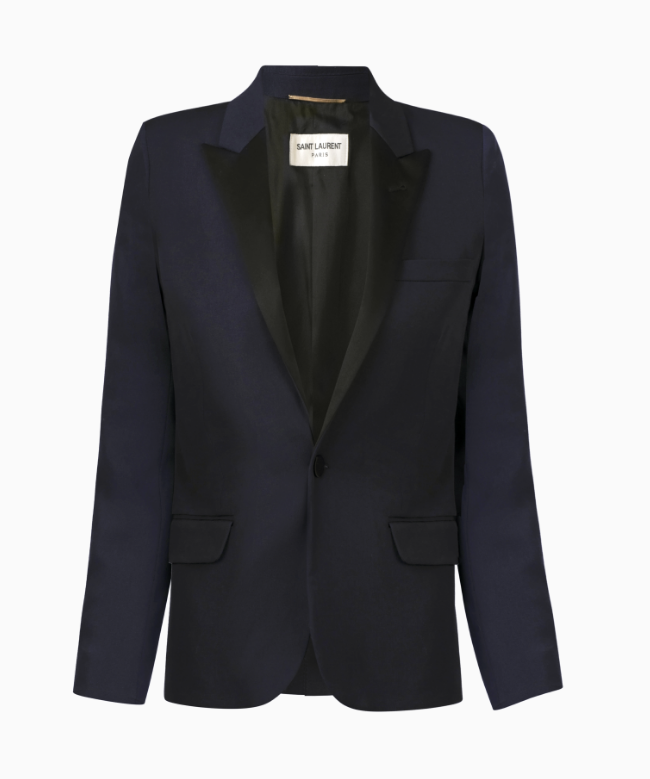 Location et Achat Veste Saint Laurent, modèle Smoking Bleu Nuit SS2013 par Hedi Slimane 2