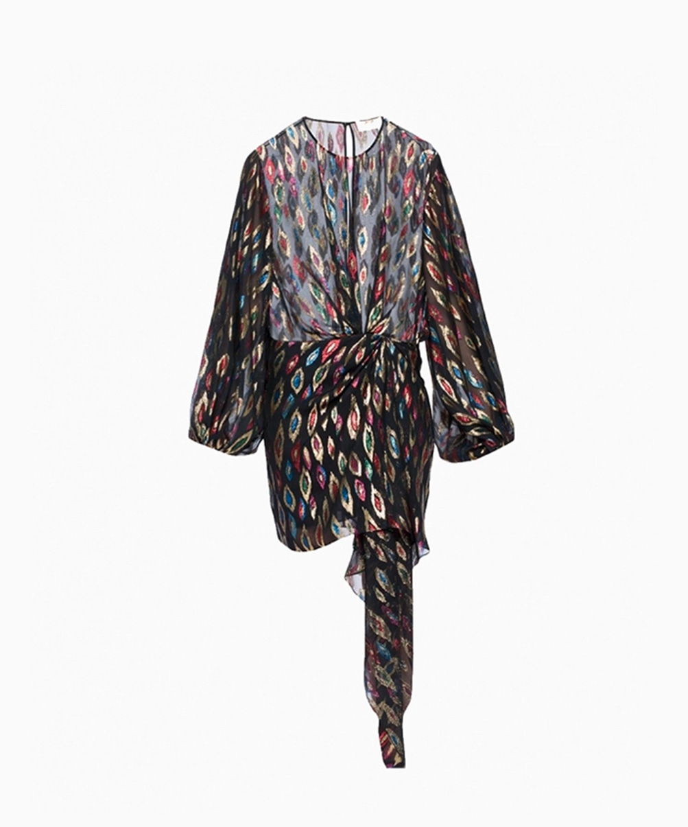 Location et Achat Robe Yves Saint Laurent, modèle Peacock 2017 2