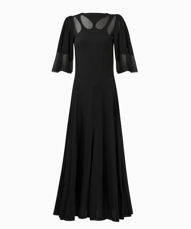 Location et Achat robe Vintage, modèle Midnight Puff Circa 1935 1
