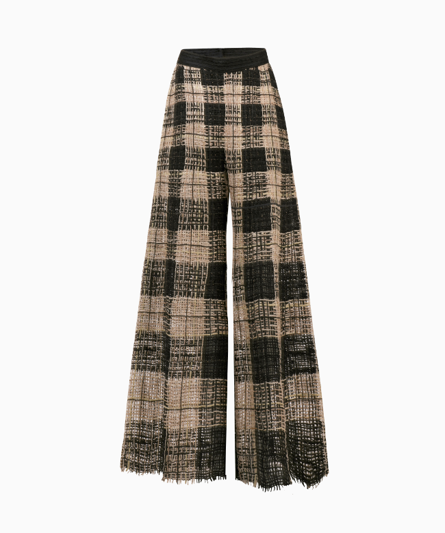 Location Pantalon Pe De Chumbo, modèle Plaid Wide Leg 2