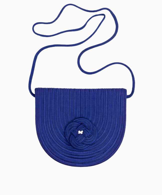 Location et Achat Sac Nina Ricci, modèle Demi Lune Bleu 1