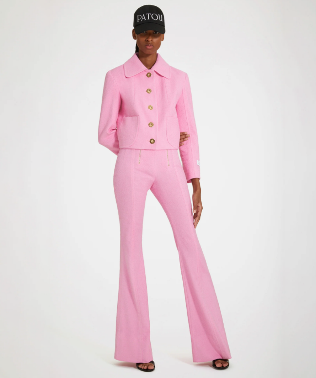 Achat Veste Patou, modèle Tweed Begonia Pink 3