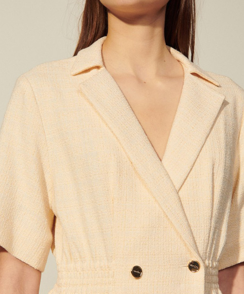 Location Robe Vanille Sandro 3