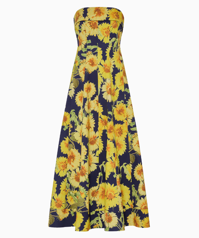 Location Robe de soirée Milly, modèle Tournesol Palmer 1