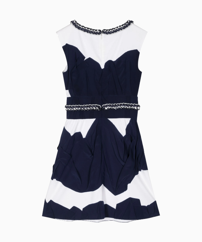 Location Robe Chanel, modèle Blue White Mini Braid 2