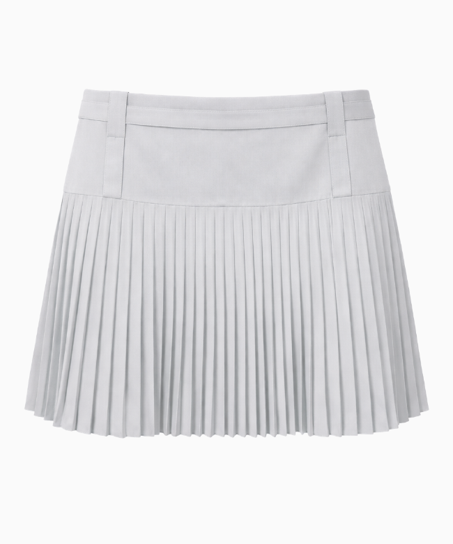 Achat Jupe Guy Laroche, modèle Plissé Gris Clair 1