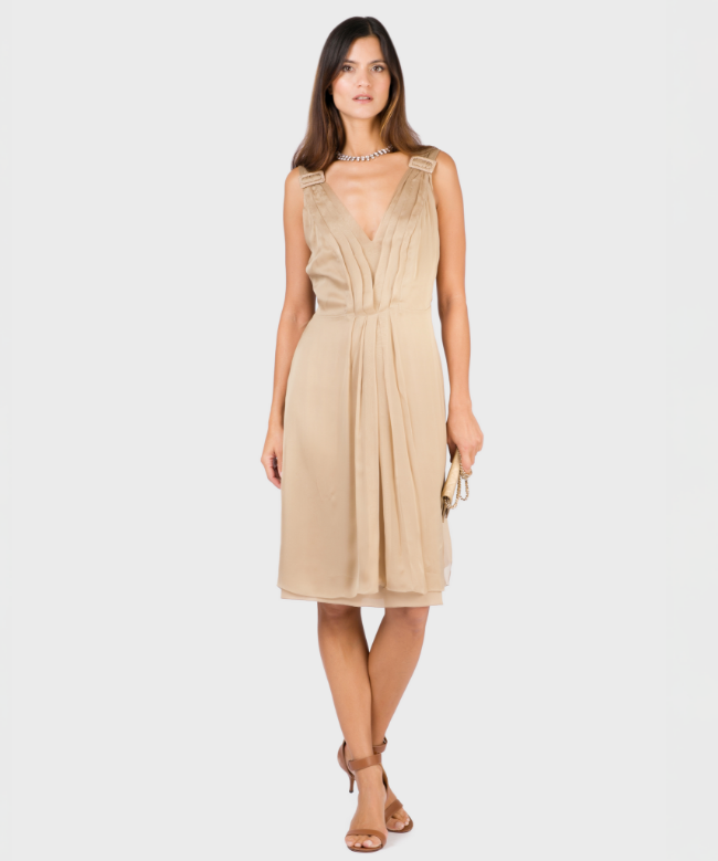 Location et Achat robe de soirée Alberta Ferretti, modèle Éclat Doré SS2004 4