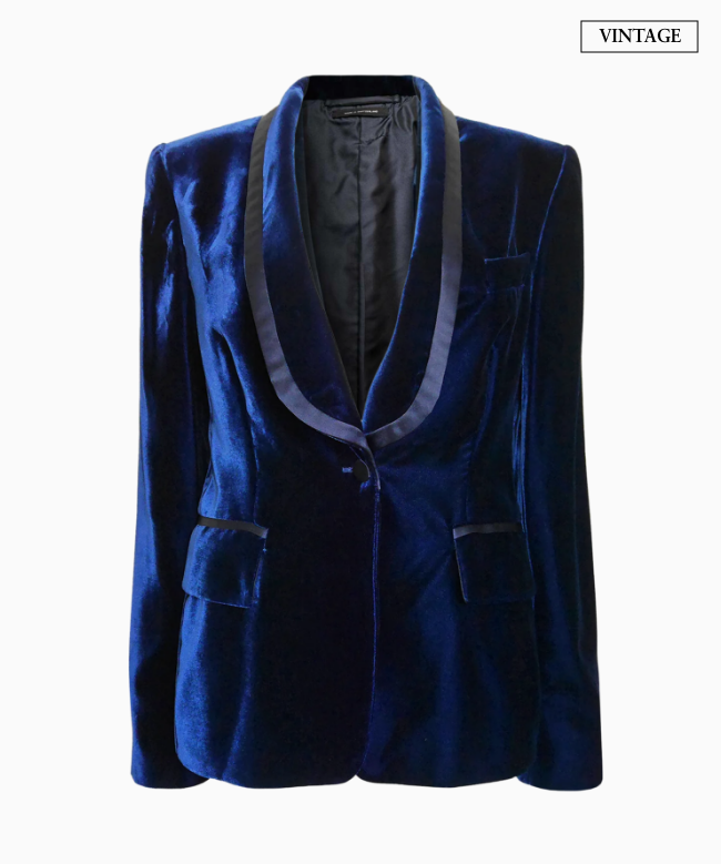 Location Veste Gucci, modèle Blue Velvet Vintage 1