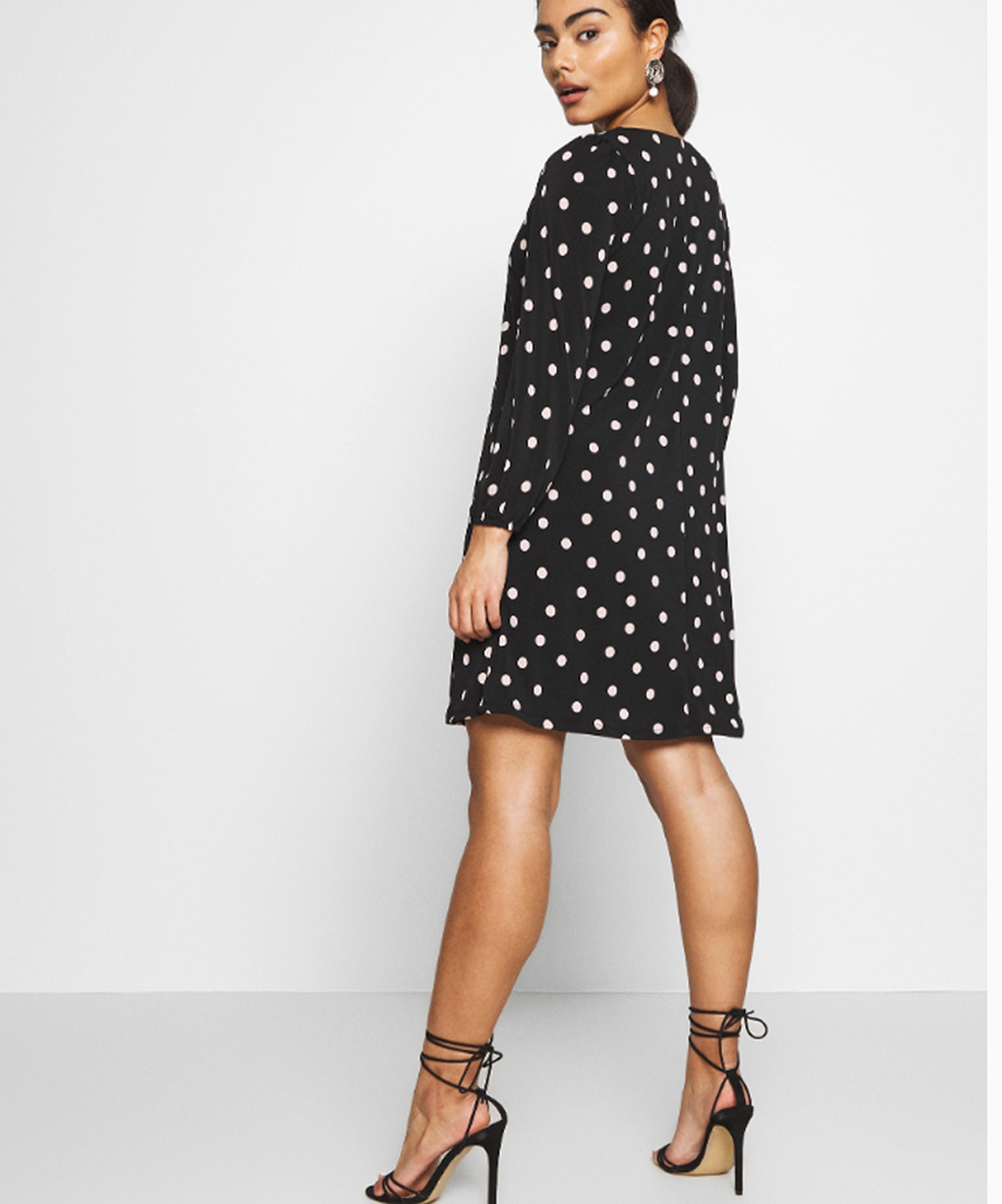 Location Robe Wallis Polka Dot Black and White 3