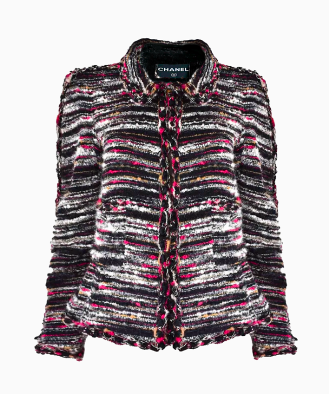 Achat Ensemble Chanel, modèle Tweed Multicolore CC 1