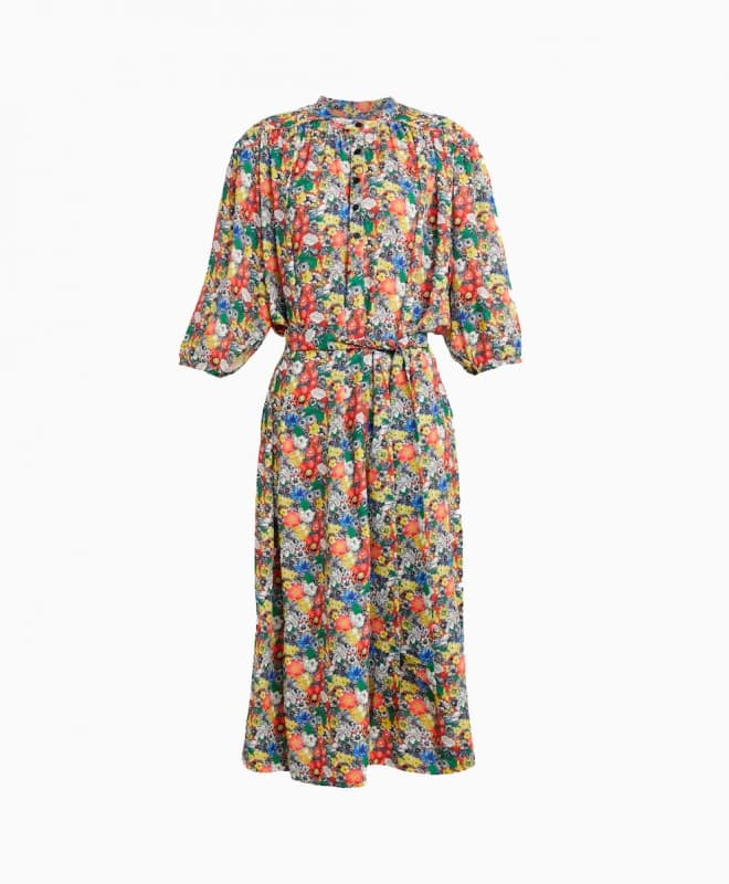 Location Robe REBECCA MINKOFF Floral Print Midi 1