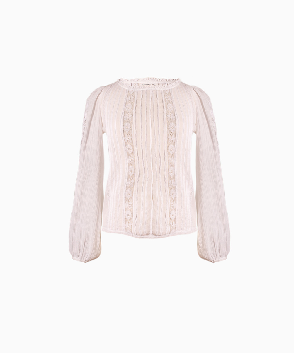 Location Top ISABEL MARANT Nutson blanc 1