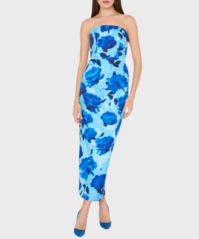 Location Robe Milly, modèle Orion Blue Blossom 2