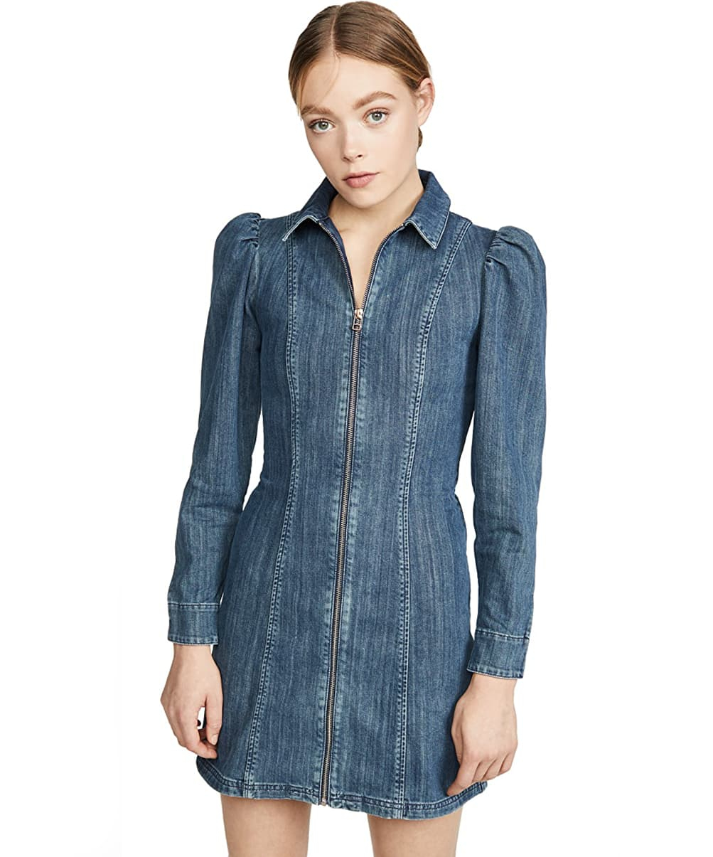 Location Robe Alexa Chung Rocky Blue Denim 1