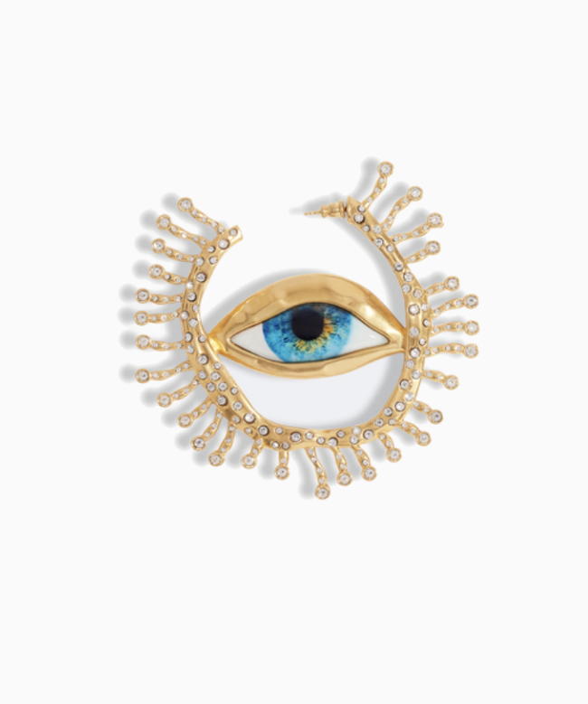 Location et Achat Boucles d’Oreilles Schiaparelli, modèle Regard Céleste 1