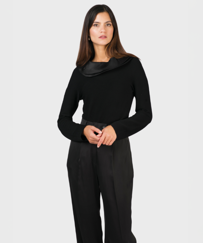 Achat top Giorgio Armani, modèle Col Bateau Satin FW2012 4