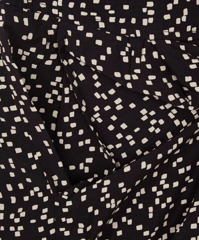 Location Isabel Marant Robe Omeya Noir Ecru 4