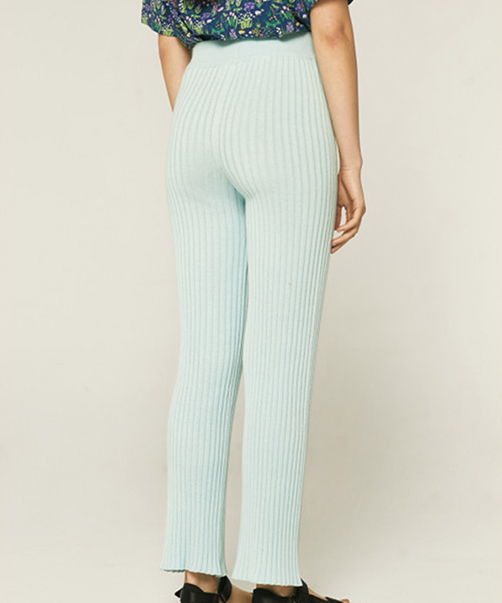 Location Pantalon Compania Fantastica Tricot Bleu 2