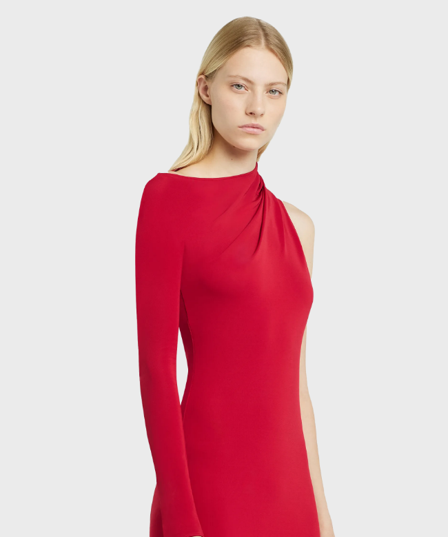 Location robe Courrèges, modèle One Shoulder Red 4
