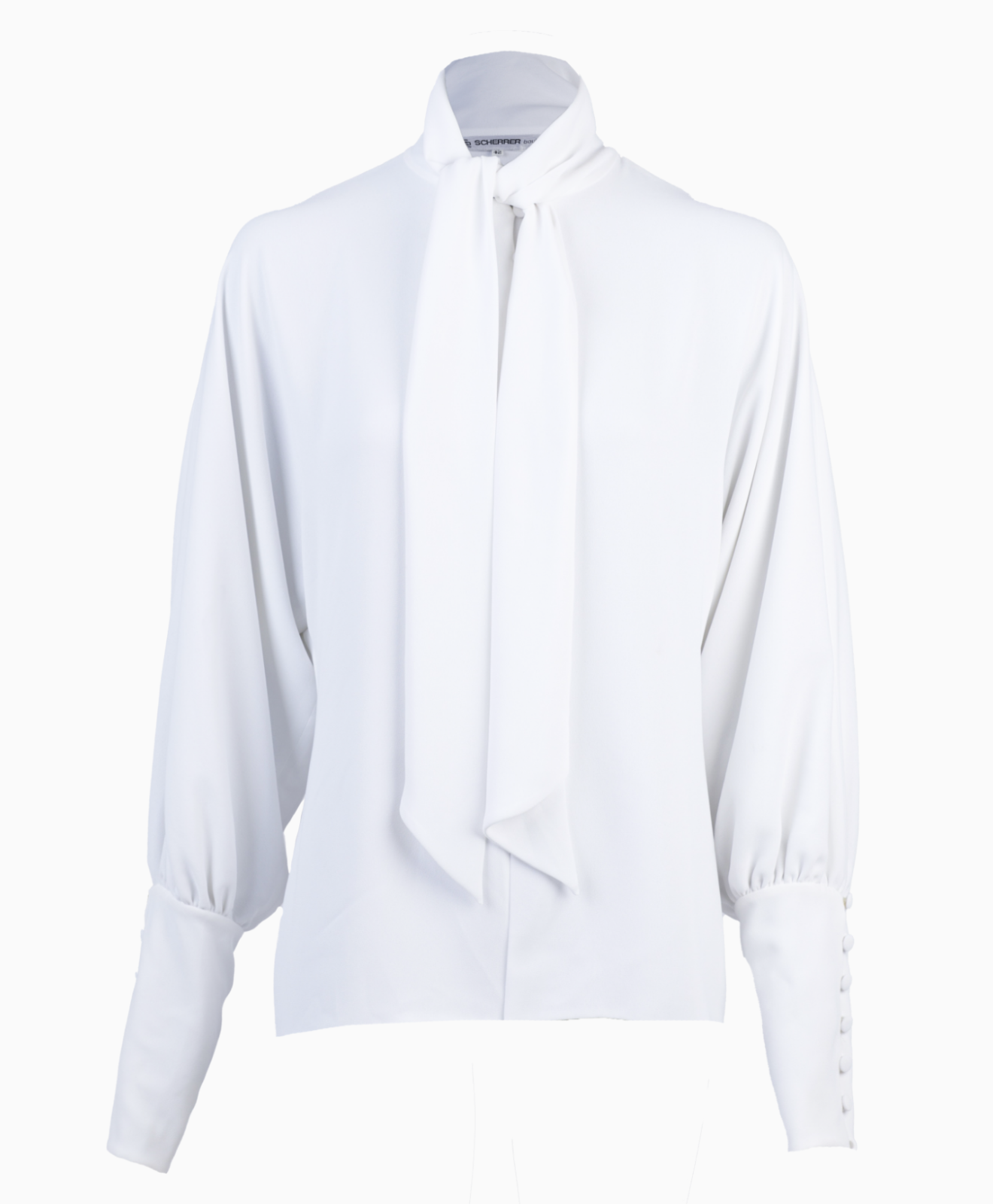 Location et Achat Chemise Jean Louis Scherrer, modèle Blanche Lavallière