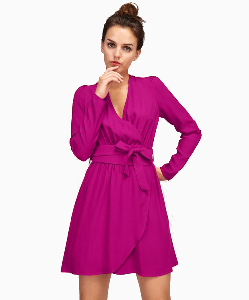 Location Robe TARA JARMON Noémie Fuchsia 2